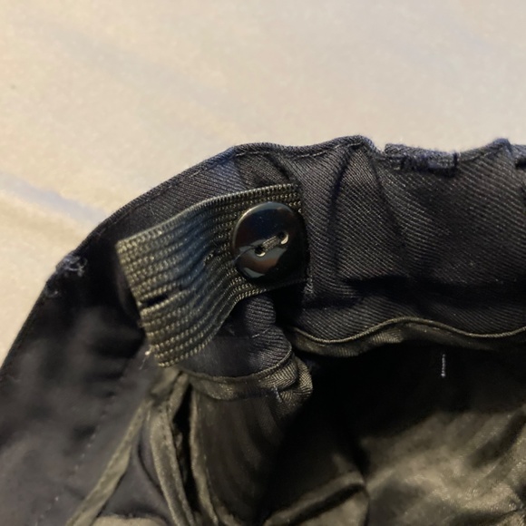 Gioberti Boys Flat Front Dress Pants Navy with adjustable waistband size 6 - Picture 2 of 6